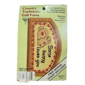What's New Inc. Country Traditional Craft Some Bunny Loves You Kit New Vintage